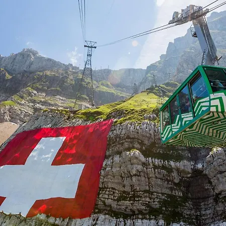 Saentis Chalet Chnorz Fireplace Apartment * Nesslau